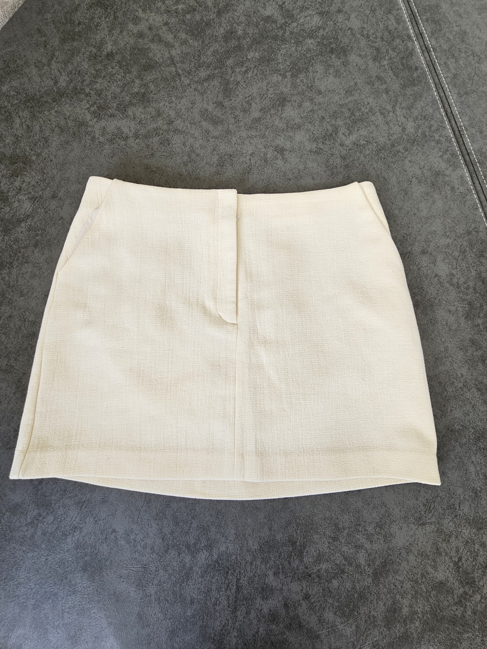 Express Light Yellow A-line Mini Skirt Women's Size 12